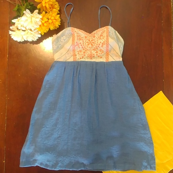Anthropologie Dresses & Skirts - Flying Tomato Lace Sleeveless Boho Dress Medium